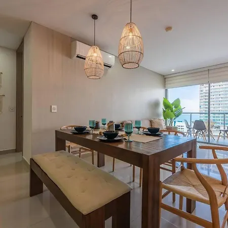Beautiful 16th Floor 2 Bedroom In Bocagrande * Cartagena