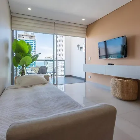 Beautiful 16th Floor 2 Bedroom In Bocagrande Apartment Cartagena
